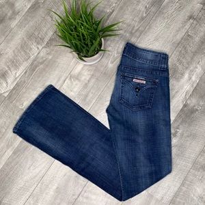 Hudson Signature Boot Cut Mid Rise Jeans